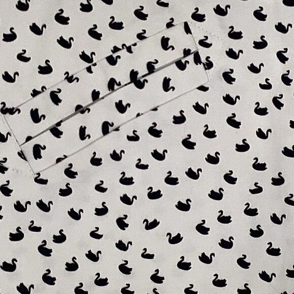 Jules and Leopoldo swan print skirt size 10.  0300 - Picture 6 of 7